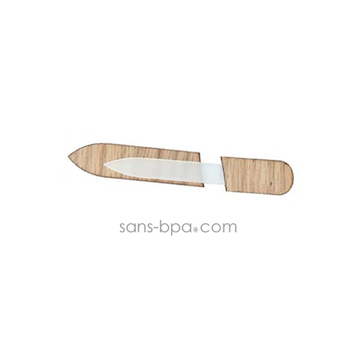 Lime à ongle verre & bois - Pocket Lime à ongle verre & bois - Pocket