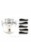 Pack Bonbonne inox 5 L + 5 filtres à charbon binchotan Pack Bonbonne inox 5 L + 5 filtres à charbon binchotan