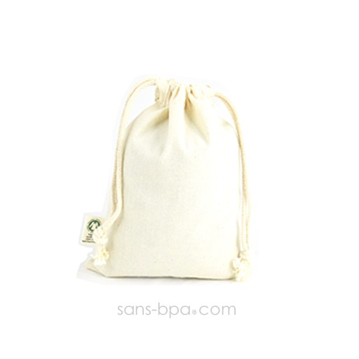 Sac coton Bio 25 x 30 cm Taille 3 Sac coton Bio 25 x 30 cm Taille 3