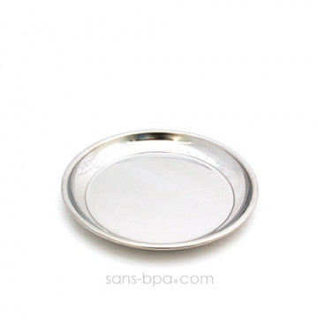 Assiette inox 21 cm PLATE