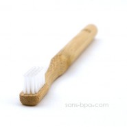 Lot 4 Brosses à dents bambou - Poils médium - Jolie Ronde