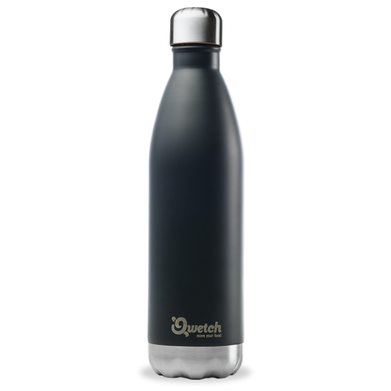 Bouteille isotherme inox BLACK 750 ml
