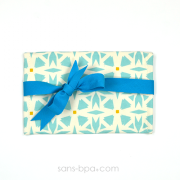 Pochette Mini Cadeau GEO - ruban Bleu