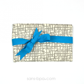 Pochette Mini Cadeau MESH - ruban Bleu