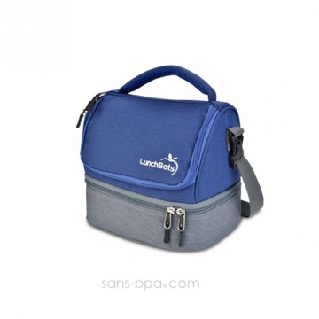 Sac isotherme - Bleu / Gris