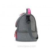 Sac isotherme - Gris / Rose