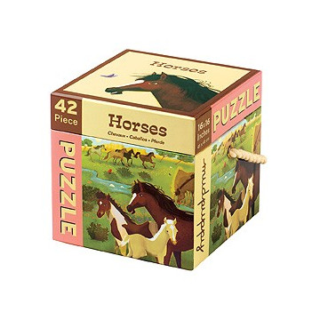 Puzzle CHEVAUX 42 pièces de MudPuppy