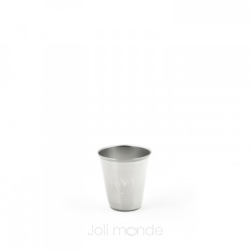 La Mini timbale inox 75 ml - JOLI COEUR - JOLI MONDE