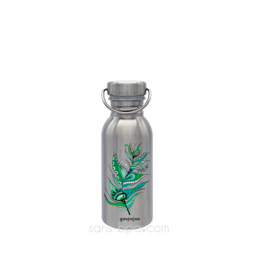 Gourde inox 500ml SPORTY - PLUME VERTE