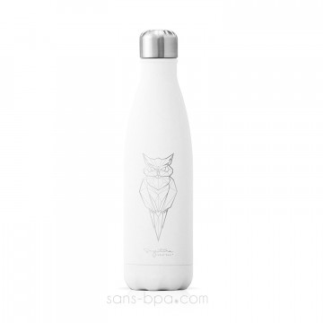 Bouteille isotherme inox 750ml Label'Tour - HIBOU