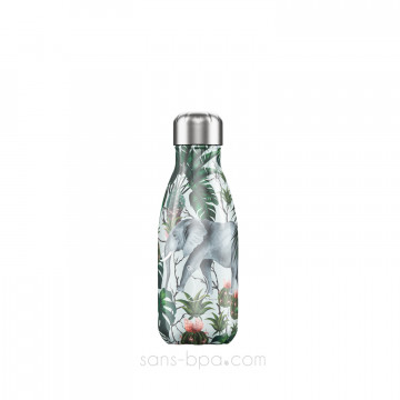 Bouteille isotherme inox 260ml - TROPICAL ELEPHANT