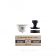 Set capsule inox Nespresso rechargeable WAY CAP