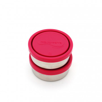 LOT 2 PETITES BOITES FRAMBOISE en inox de KIDS KONSERVE