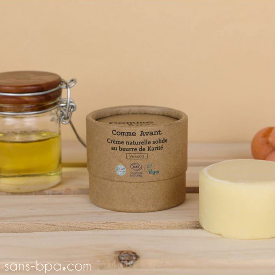 Crème Naturelle Solide au beurre de Karité - 50g