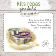 Kit Repas Zéro Déchet - BEES WRAP