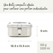 Kit découverte La Bento bambou inox & sa boite à sauce