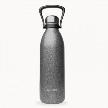 Bouteille inox isotherme 2 L - Titan Roc Gris - QWETCH