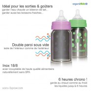 Kit évolutif isotherme Pois Rose - Organic Kidz