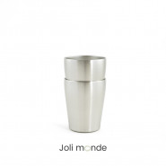 La P'tite timbale inox isolé 250ml - JOLI MONDE