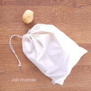 Sac à vrac LARGE - Farines & céréales . 35 x 47cm . Poids 55g - JOLI MONDE