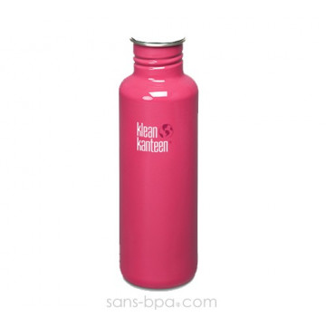 Bouteille inox 800ml - PINK ANEMONE - KLEAN KANTEEN