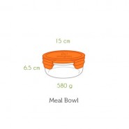 Contenant verre Meal Bowl 720ml - Framboise