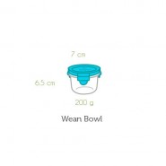 Contenant verre Wean Bowl 165ml - Framboise
