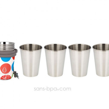 Set 4 verres 350 ml WHITESPOT