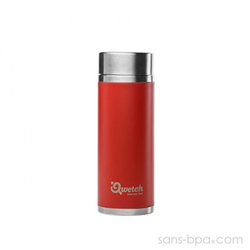 Théière nomade inox isotherme 300 ml - CERISE - QWETCH