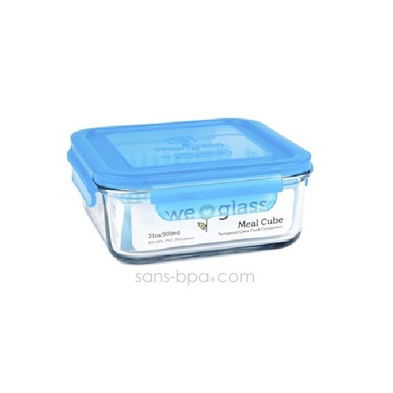 Contenant verre Meal Cube 900ml - Carotte